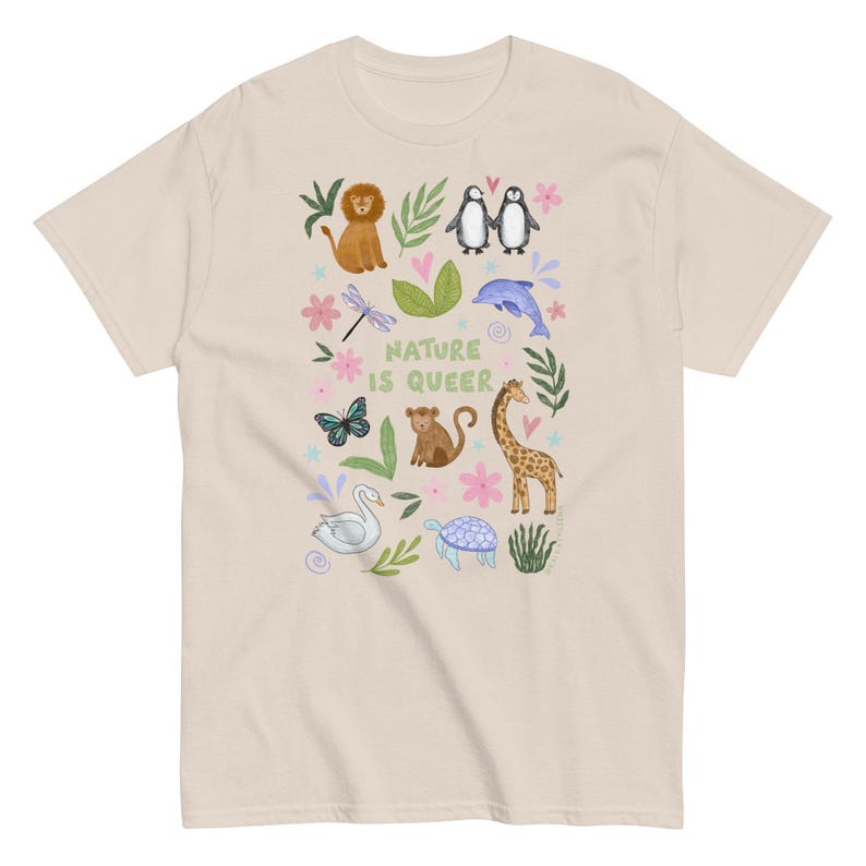 Nature is queer t-shirt