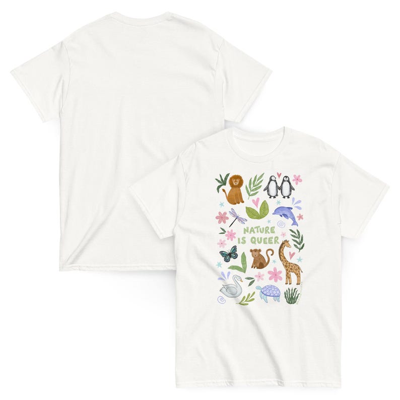 Nature is queer t-shirt