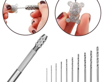 Drilling Inserts Bits Extremely Small Durable Micro Drill Bits Mini Micro Drill Bits Adamant for Jewelry Rrepairs for Mold Sculpture Drilling Inserts Bits Extremely Small Durable Micro Drill Bits Mini Micro Drill Bits Adamant for Jewelry Rrepairs for Mold Sculpture