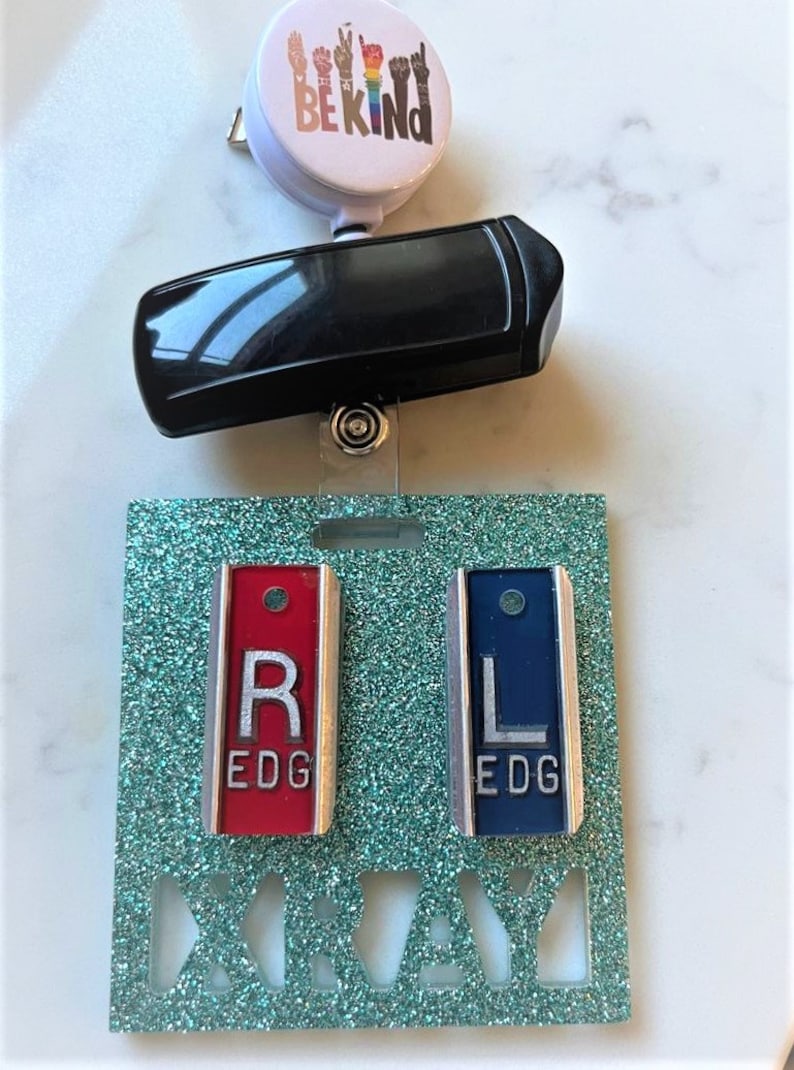 RN LPN XRAY Badge Buddy Mold Shiny Silicone / Doctor Nurse Etsy