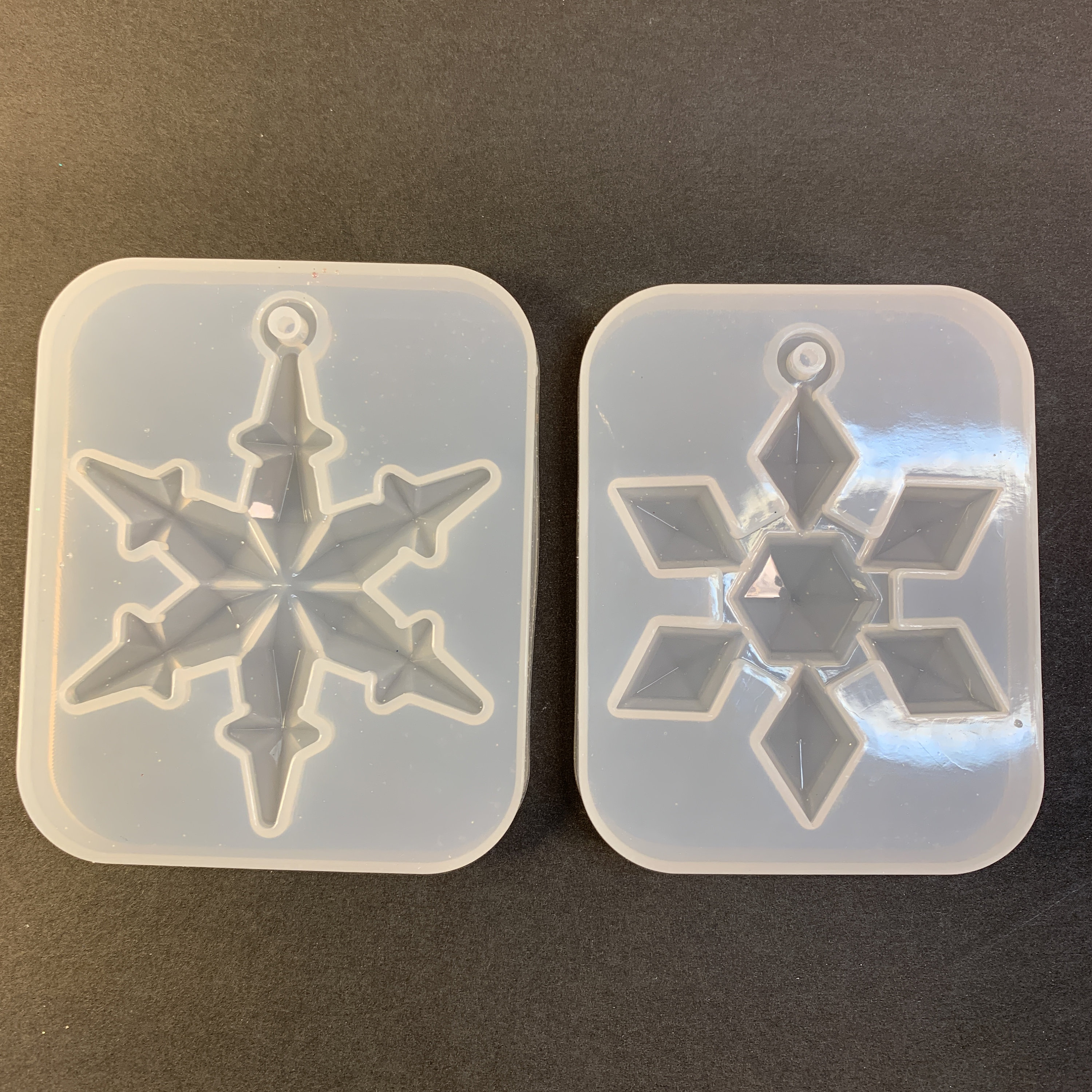 Big Snowflake Silicone Mould | Christmas Ornament Mold | Winter Decoden  Pieces Making | Resin Art Supplies (44mm x 50mm)