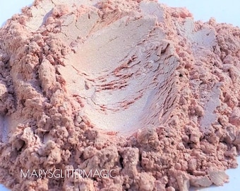 BABY BLUSH Mica Powder - Blush Pink Shimmer Powder Nail Art Geode Resin Art Wax Melt Dye DIY Jewelry Pigment Slime Colorant