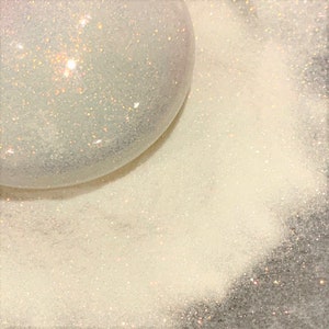 New! PEARL (JUNE) BIRTHSTONE Edition Ex-Fine White Glitter / 12-Month Series / 3/4 oz. Jar / Translucent / Superior Sparkle/ Gemstone Crafts