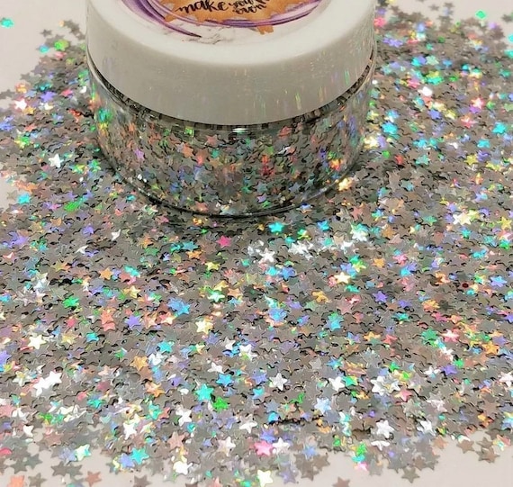  Chunky Glitter for Resins Crafts,3mm Red Stars Shapes