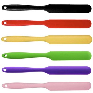 9.6-inch Silicone Spatula / Large Size / Bigger Batches / Non-Stick / One Piece No Joints / Metal Reinforced / Food Safe / 8 Color Choices