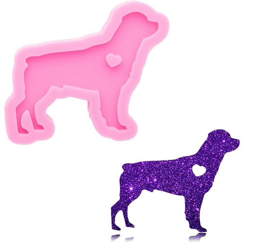 RIENER 4 Pack Silicone Molds Puppy Dog Paw and Dog Bone Silicone Dog T —  CHIMIYA