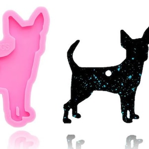 Chihuahua Silicone Mold - DIY Family Dog Jewelry, Key Chains / Food Safe Silicone Mold / Customized Fur Babies Ornaments