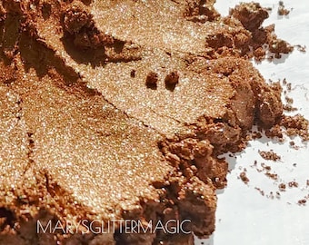 SALTED CARAMEL  Mica Powder - Caramel Color Shimmer Powder Nail Art Geode Resin Art Wax Melt Dye DIY Jewelry Pigment