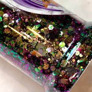 New! MARDI GRAS Chameleon CUSTOM Chunky Glitter Mix / Opaque / Resin Art / New Orleans / Louisiana / Fat Tuesday / Vacation Souvenirs