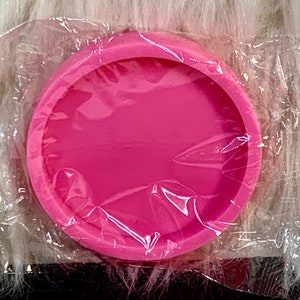 Round Disc Mold -  Shiny Silicone MOLD ONLY / 2-1/4 x 1/4 inch Deep/ D I Y SMALL Vacation Memento