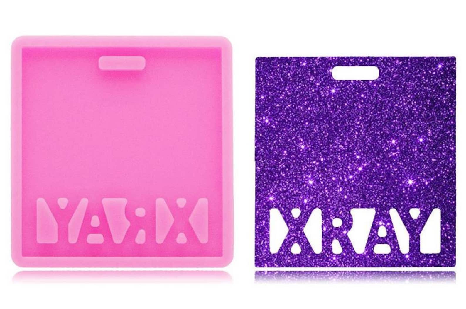 RN LPN XRAY Badge Buddy Mold Shiny Silicone / Doctor Nurse Etsy