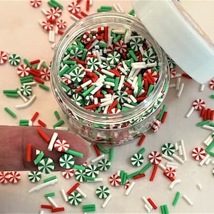 Fake Sprinkles - Peppermint Sprinkle Mix by Glitter Heart Co.™