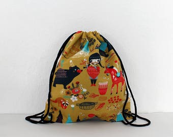 Kinder Rucksack  –  Indianerin