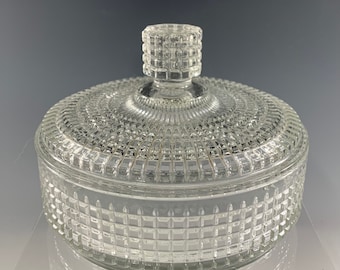 Caja redonda de caramelos o baratijas con tapa