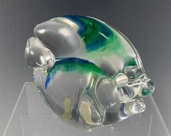 Marcolin Art Crystal Fish Figurine/Paperweight - Etsy 日本