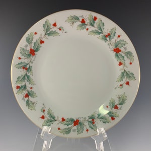 China Pearl “Noel” Salad Plates ~ Set of 4