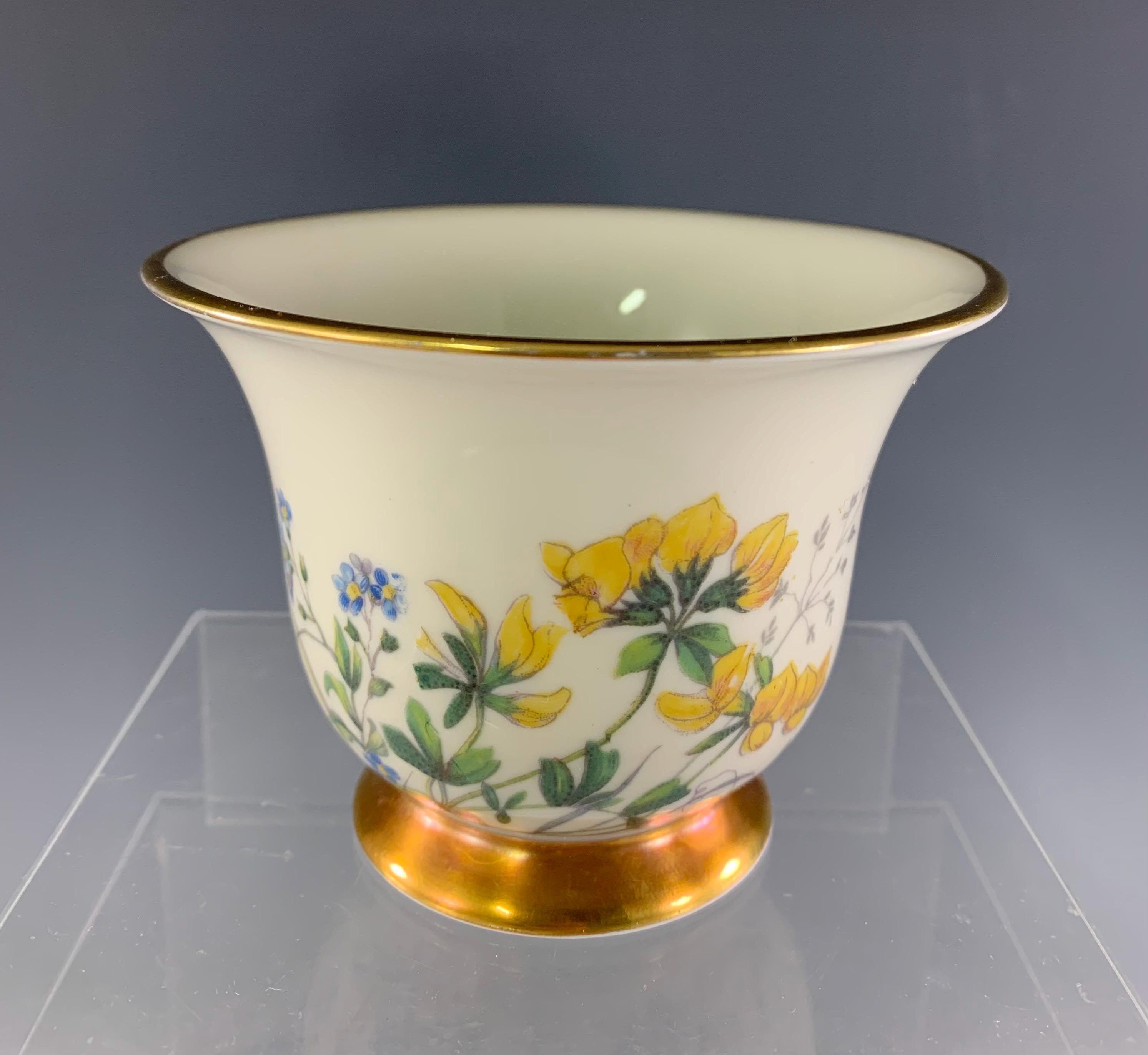 K&A Krautheim Selb Bavaria Meadow Flowers Vase/mini Planter/votive