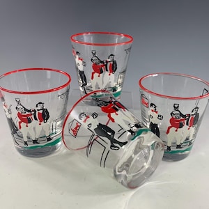 Libbey Glass Pickwick Old Fashioned Glasses ~ Set of 4
