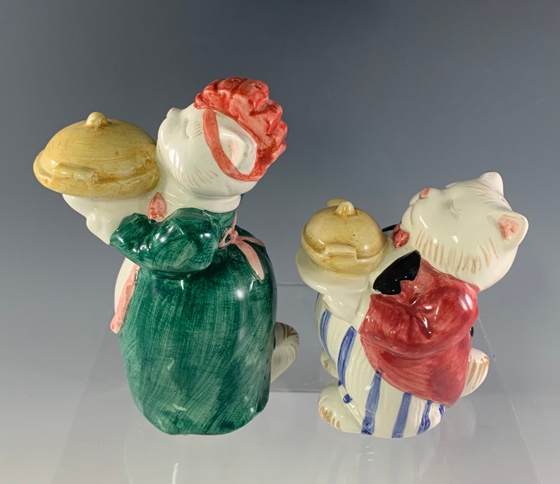 Fitz and Floyd Kittens of Knightsbridge Salt and Pepper Etsy