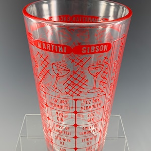 Federal Glass Cocktail Mixer-Shaker