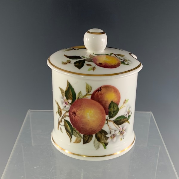 Orange Blossom Fine China Jam Jar or Preserve Pot for Fortnum & Mason England