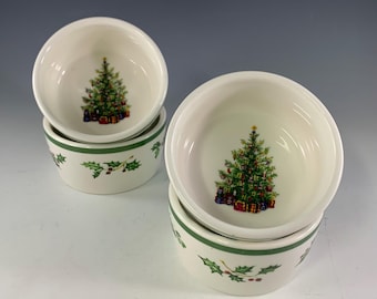 Christopher Radko Holiday Celebrations Ramekins ~ Set of 4