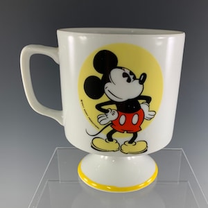 Walt Disney Productions Mickey Mouse Pedestal Mug made in Japan