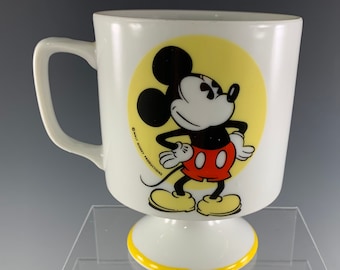 Walt Disney Productions Mickey Mouse Pedestal Mug made in Japan