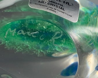 Marcolin Art Crystal Fish Figurine/Paperweight - Etsy 日本