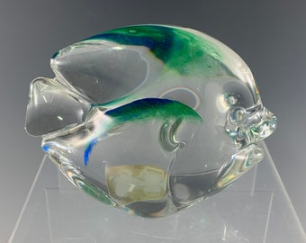 Marcolin Art Crystal Fish Figurine/paperweight - Etsy