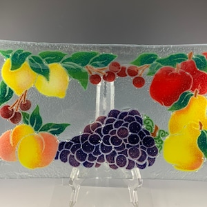 Peggy Karr Rectangular Fruits Tray
