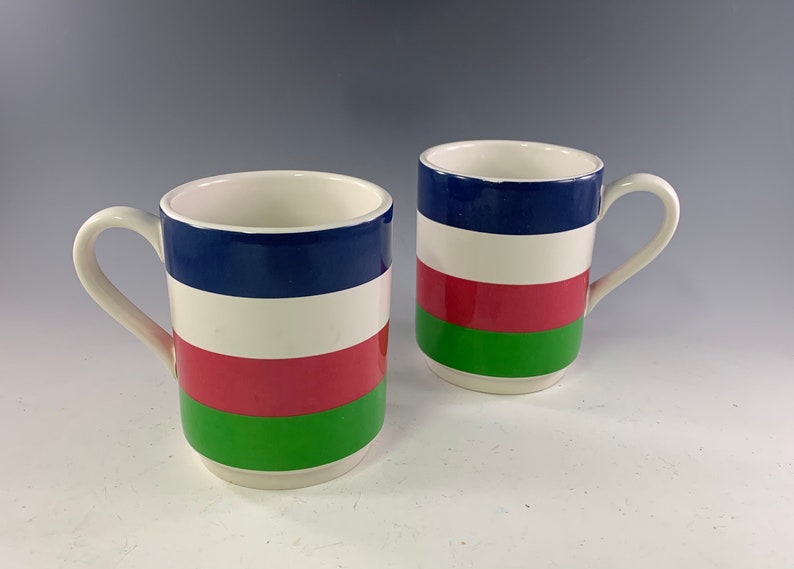 Lenox Kate Spade Rainey Street Stripe Mugs ~ Set of 2 - Etsy