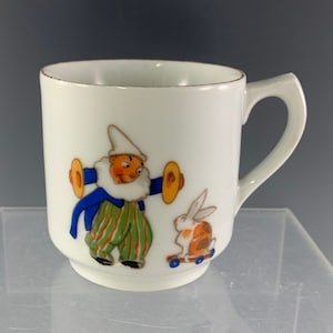 Figgjo Flint Norway Child’s Cup with Gnome Clown and Bunny