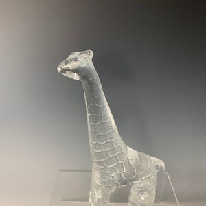 Kosta Boda Giraffe Figurine from the Zoo Series