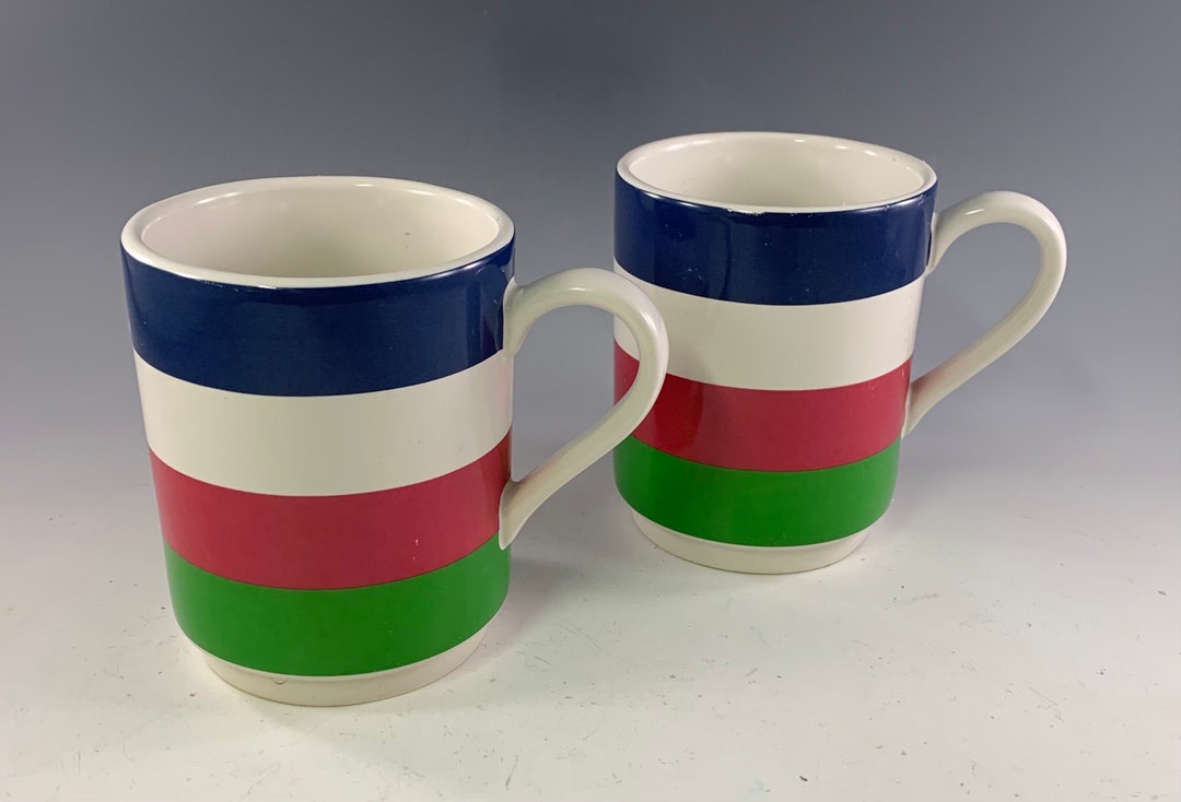 Lenox Kate Spade Rainey Street Stripe Mugs ~ Set of 2 - Etsy