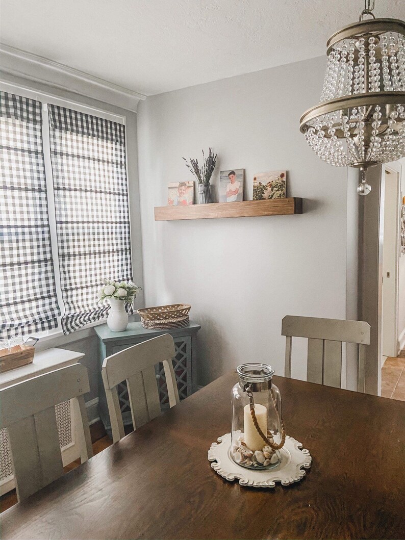 Rustic Farmhouse Style Chunky Box Shelf / Mantel / Floating Etsy