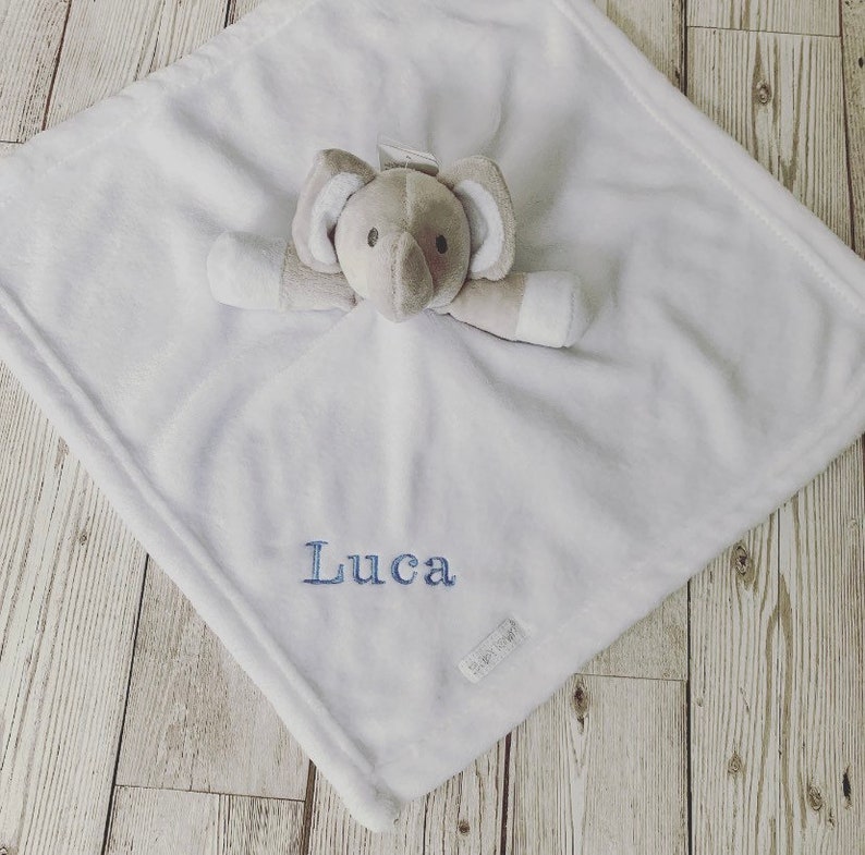 personalised baby comfort blanket