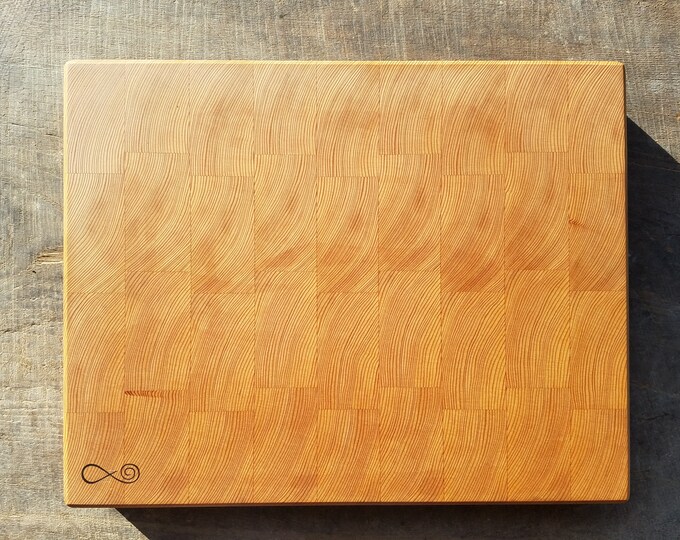 End Grain Cutting Board hinoki Japanese Cypress Etsy