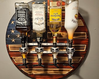 24" Wall Mounted  Liquor Dispenser