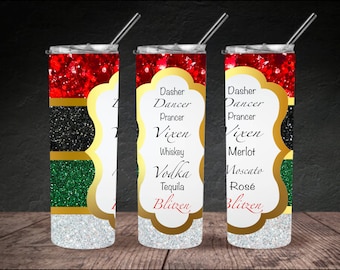 Boozy Christmas PNG for sublimation