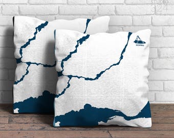 Montreal Decorative Pillow, Bench Cushion Cover for Home Decor, Storage Bench Throw Pillow, 18x18 Pillowcase, Meditation Cushion, Decor Gift