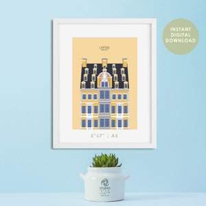 Leipzig Print, Leipzig Wand Kunst, Leipzig Poster, Deutschland Print, Deutschland Wand Kunst, Deutschland Poster, Architektur Print Poster-digitaler Download