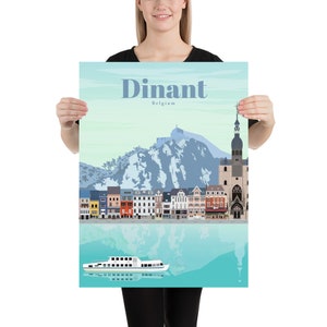 Dinant Print, Dinant Wall Art, Dinant Poster, Belgium Wall Art Print ...