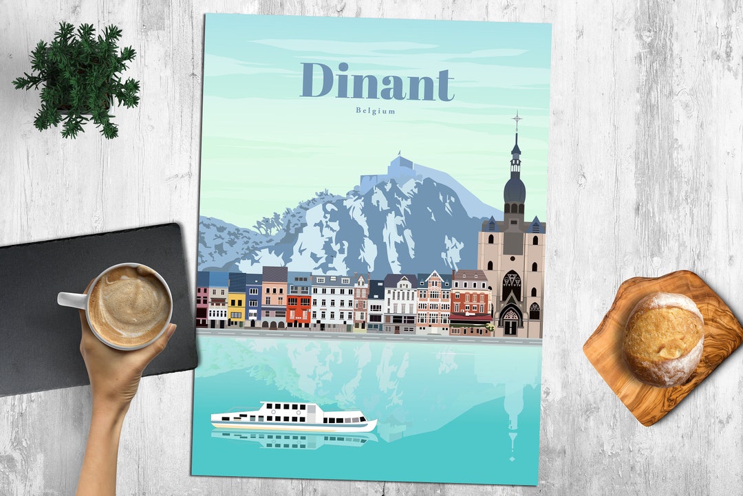 Dinant Print, Dinant Wall Art, Dinant Poster, Belgium Wall Art Print ...
