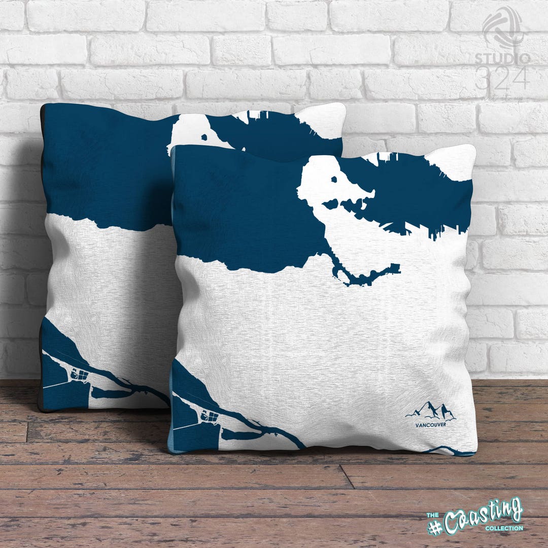 Vancouver Decorative Pillow Bench Cushion Cover Home Decor Etsy