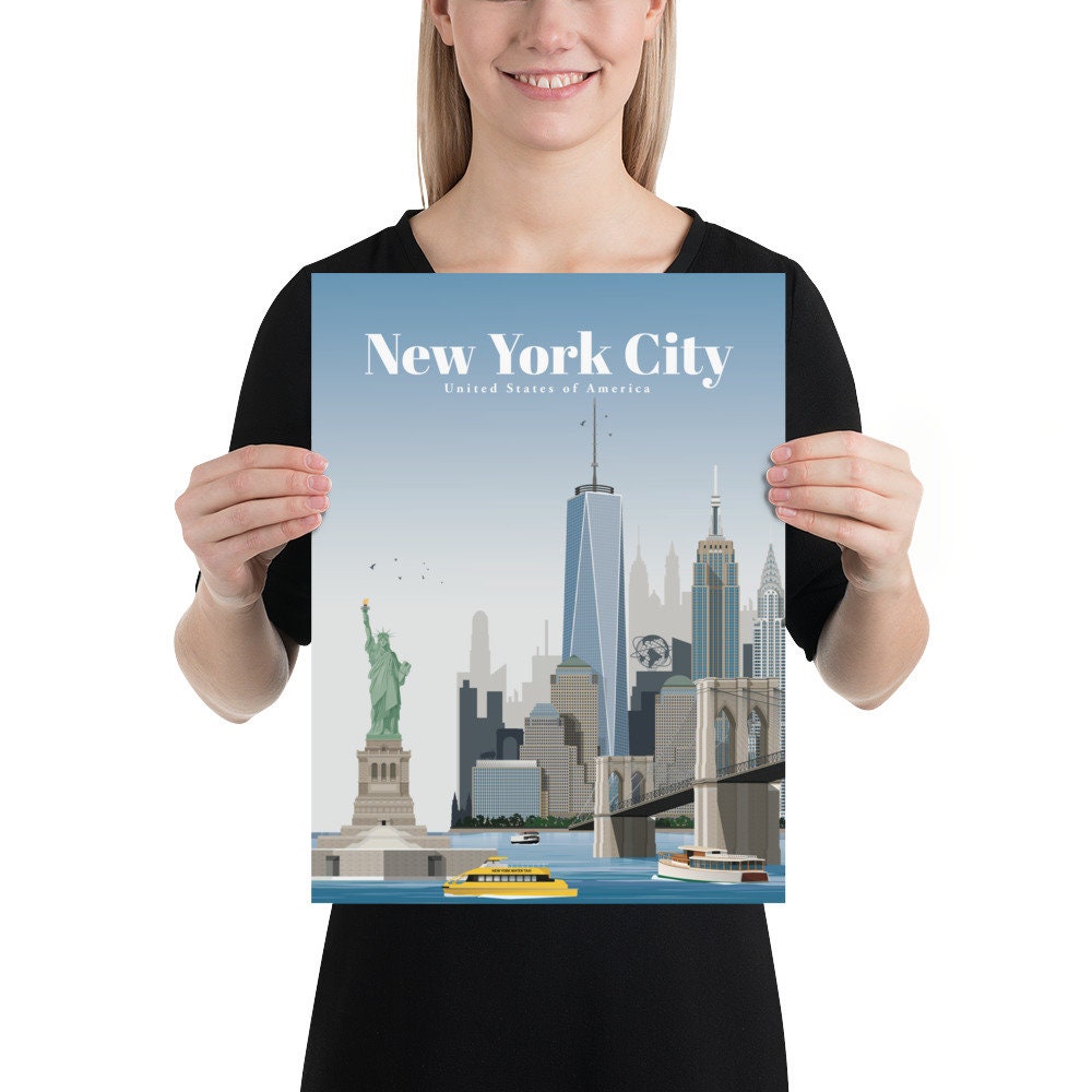 【70％OFF】 NYC プリント、ニューヨーク ウォール アート、ニューヨーク 額縁