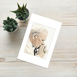 Pope John Paul II - Standard Postkarte