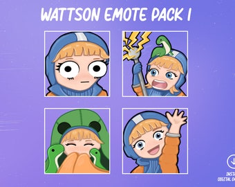 ¡Apex Legends Cute Wattson Emote Pack 1 para Twitch, Discord y más!