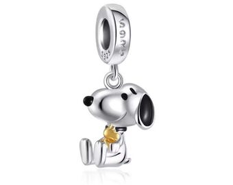 Snoopy and Woodstock charm dangle