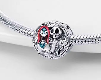 Sally and Jack Skellington bead